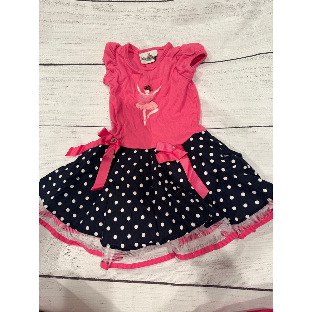 Rare Editions “Ballerina” Polka Dot Dress